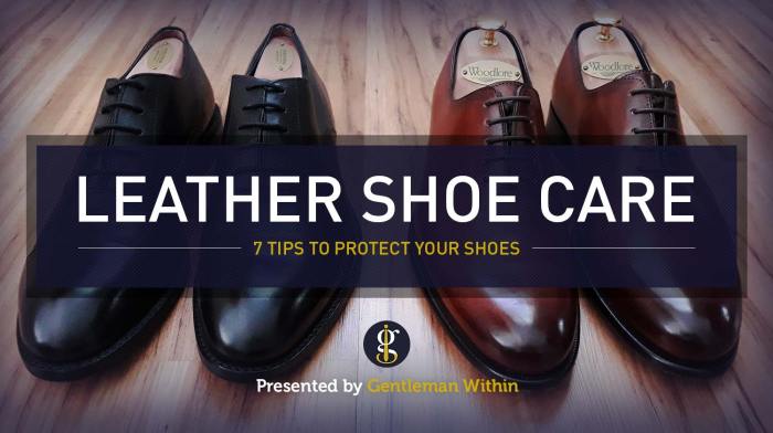 Shoe care tips